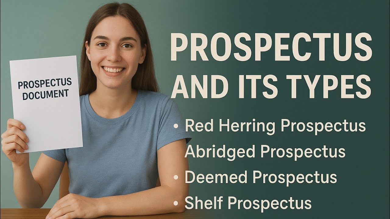 Prospectus & Its Types #companylaw #prospectus #bcom2ndyear #exam #commerce2 #education #company