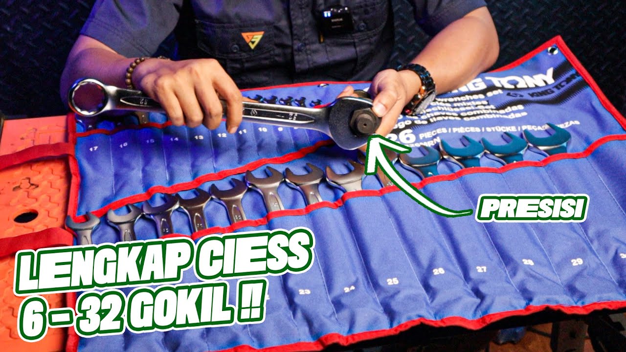 Review and Test kunci ring pass combination wrench set 26 PC  | KING TONY 1226 MRN