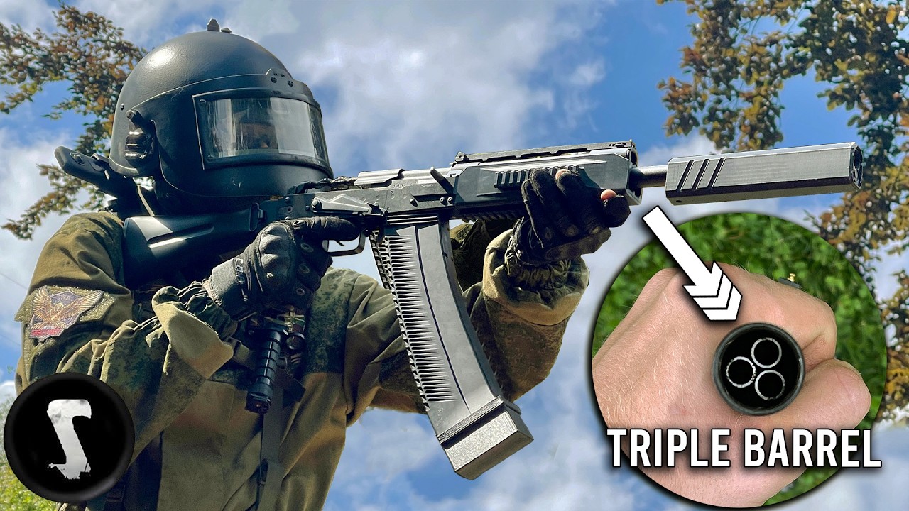 Terrifying the SH*T out of People with Russian Fully Semi-Automatic Shotgun