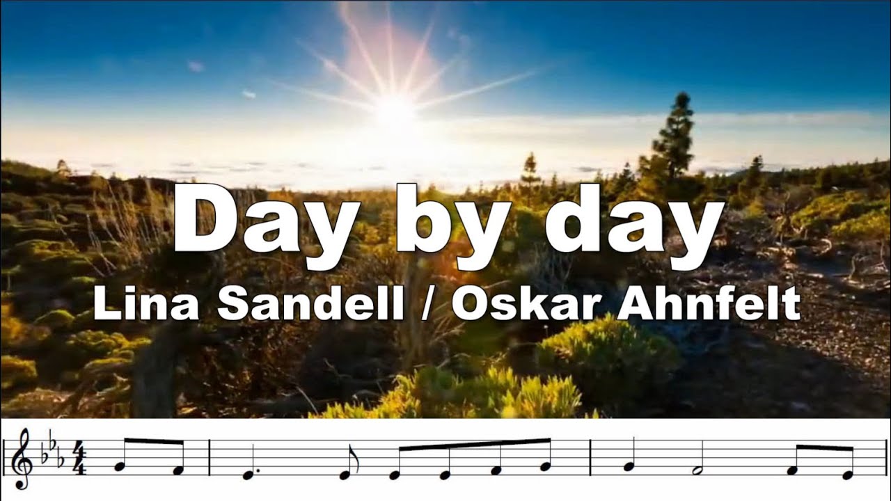 Day by Day. Another beautiful Bb trumpet play along.