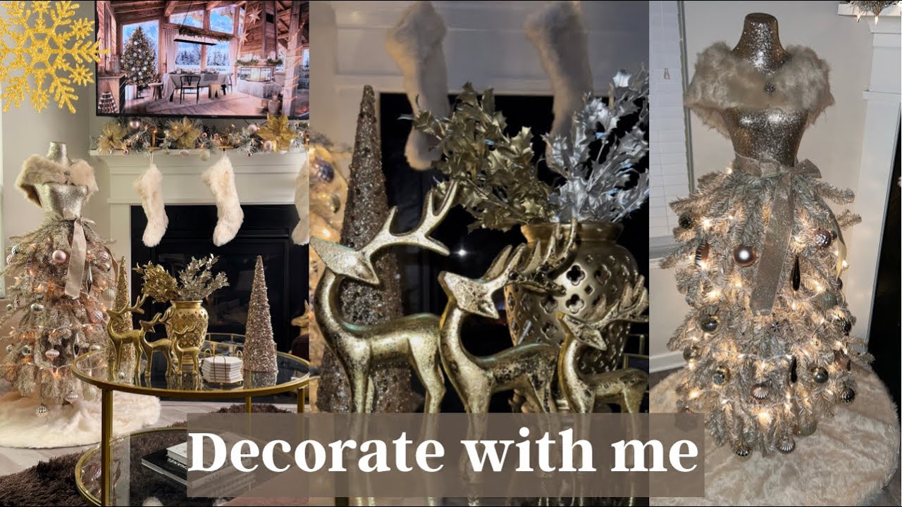 MANNEQUIN TREE | CHRISTMAS DECOR 2021 l DECORATE WITH ME | DIY PROJECTS | VLOGMAS