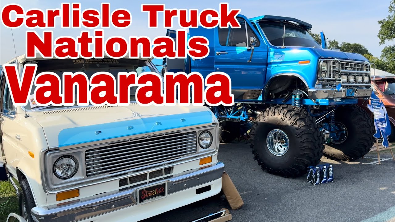 Экскурсия по выставке Carlisle Truck Nationals Vanarama!