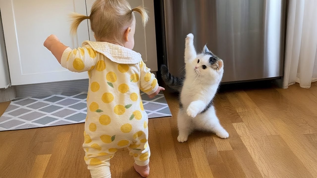 When Your Cat Is Being the BIGGEST BESTIE of Baby 😻👶