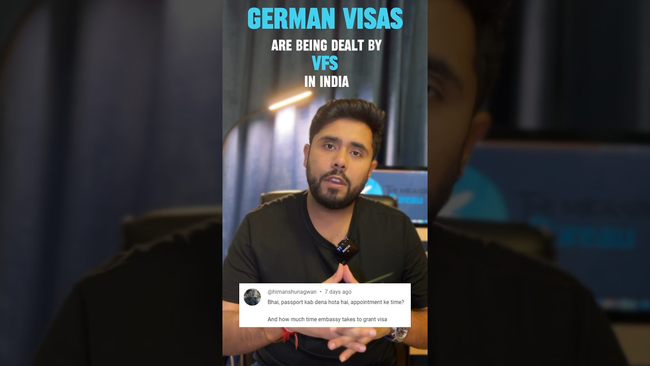 Сколько времени занимает выдача визы посольством Германии? #Shorts #germanyjobs