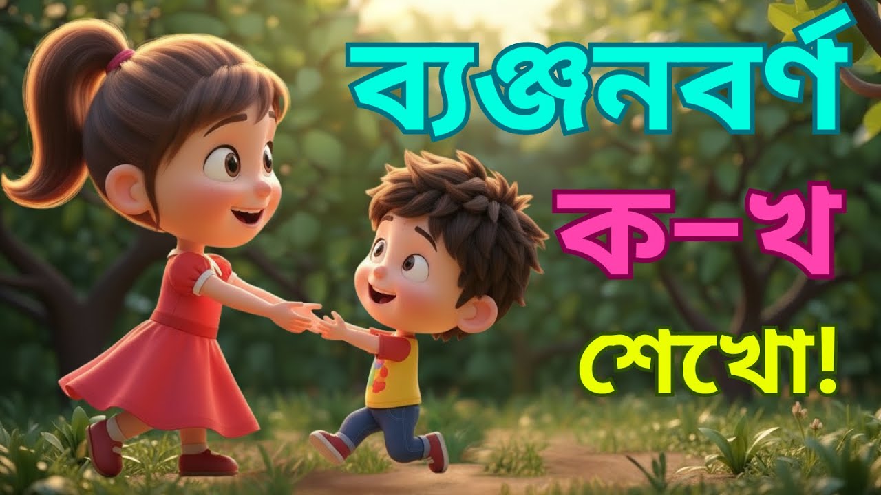 ক খ গ বর্ণের মজার শিক্ষা গান 🌟 | Fun Bangla Alphabet Song for Kids 🐰🎵