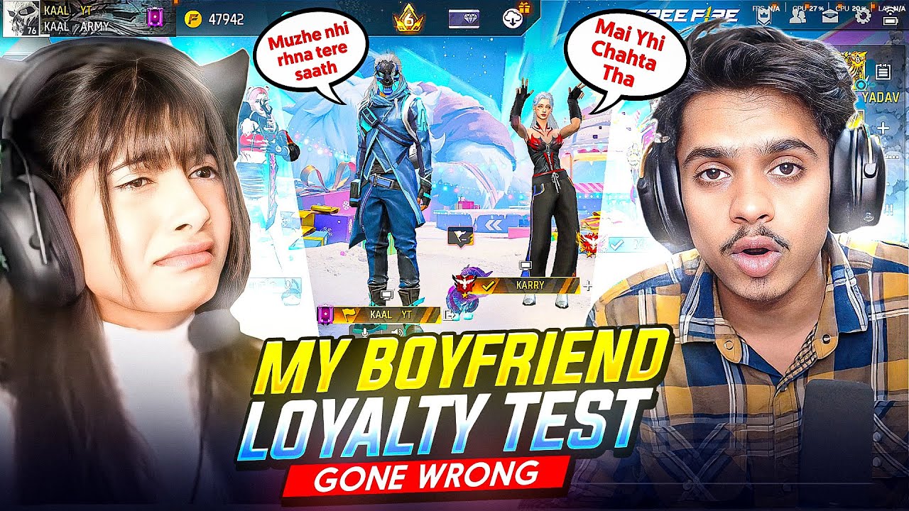Mare (boyfriend) KAAL YT Ka Loyalty Test (PART -2) 😱 Garena Free Fire