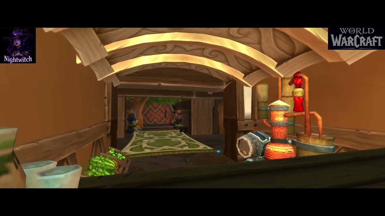 Hobbit house outside and inside wow housing