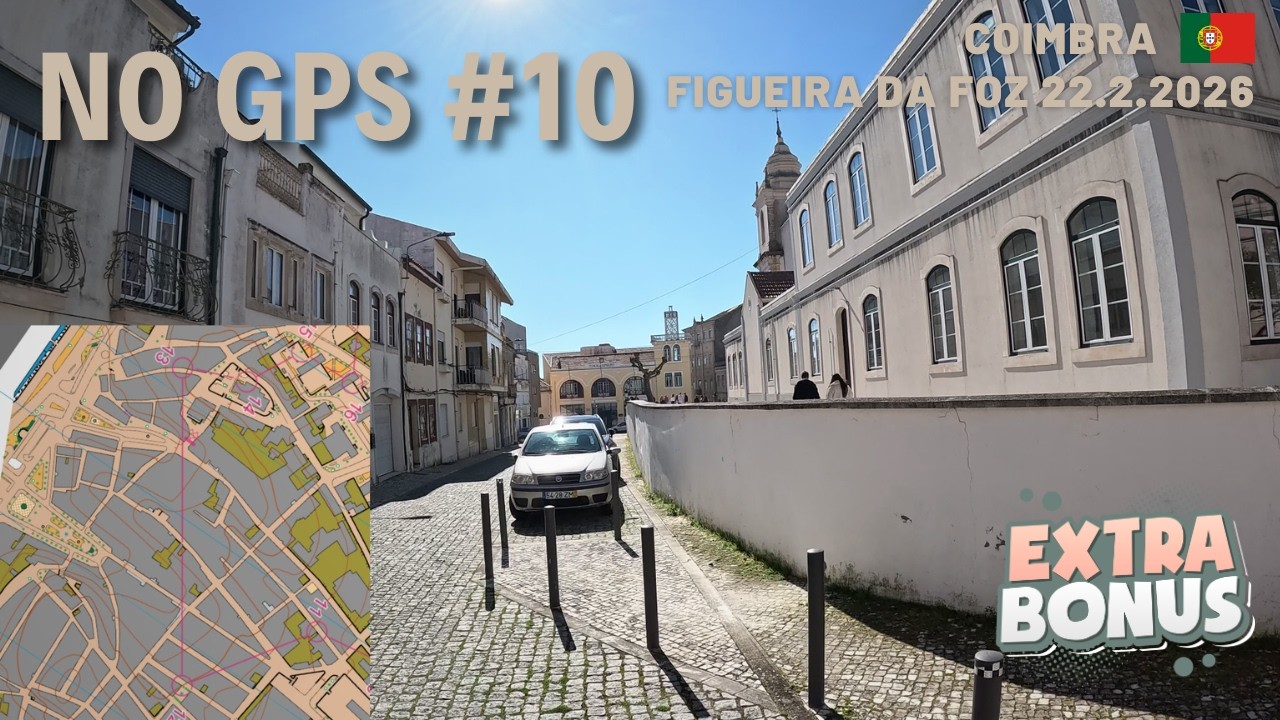 NO GPS #10: Sprint in Figueira da Foz, Portugal | Headcam Orienteering