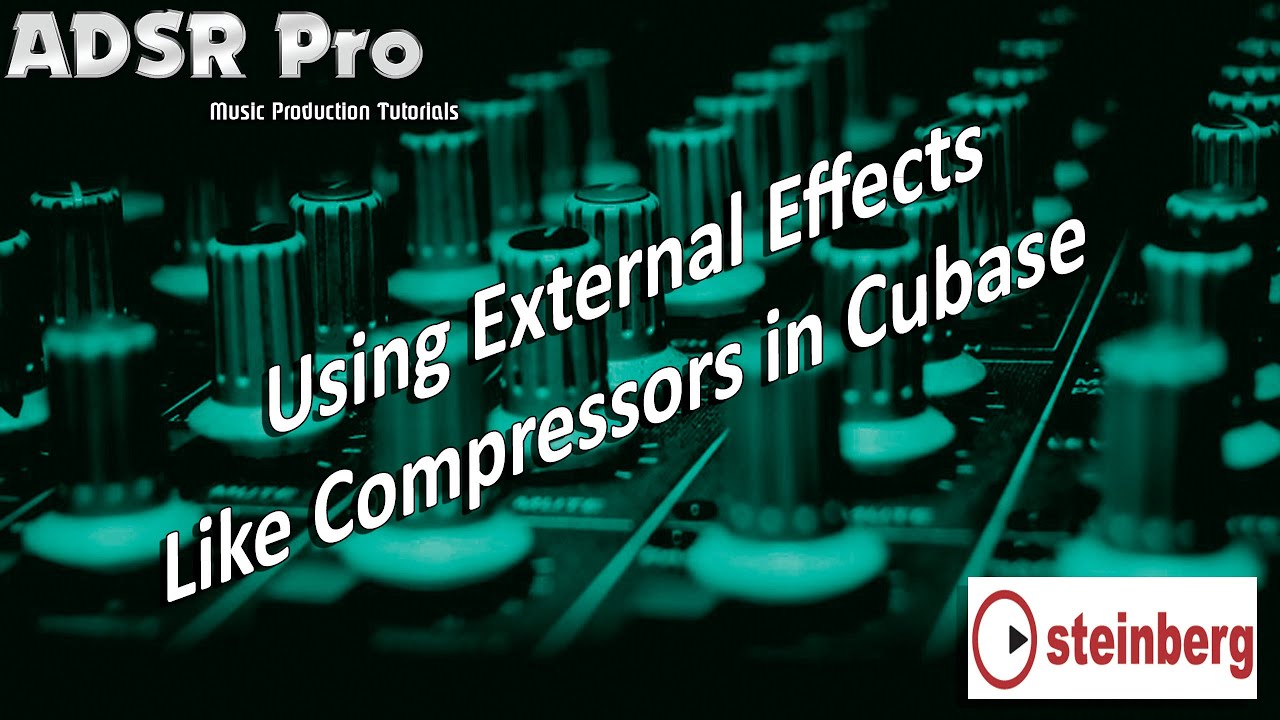 Routing audio to external compressor and using it as insert effect in Cubase