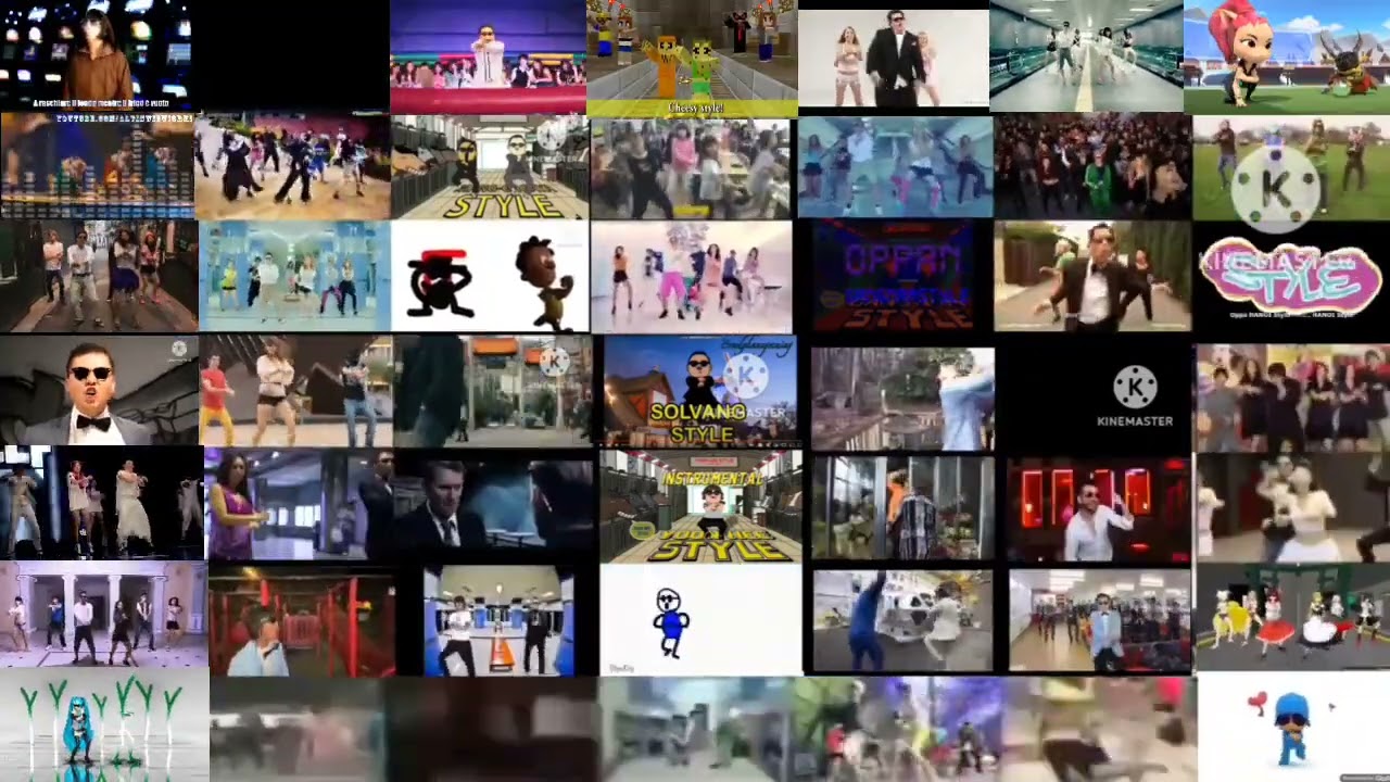 Gangnam Style 49 Parody Mashup