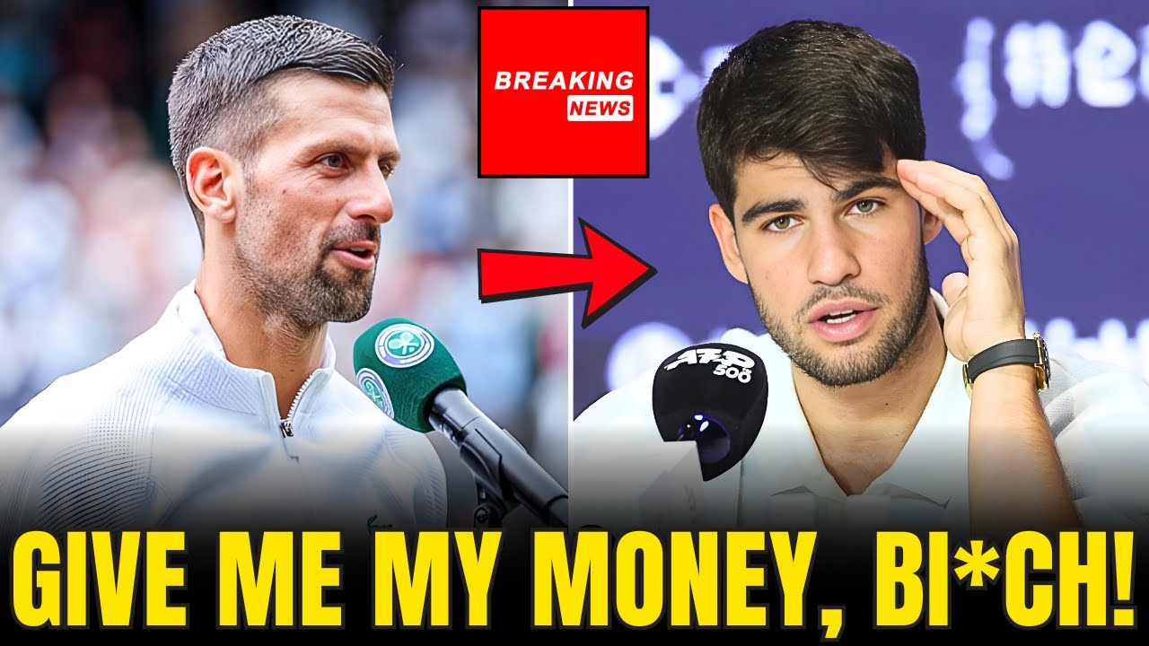 FANS IN SHOCK As Novak Djokovic DEMANDS Carlos Alcaraz PRIZE MONEY For STEALING HIS SERVE Motion!