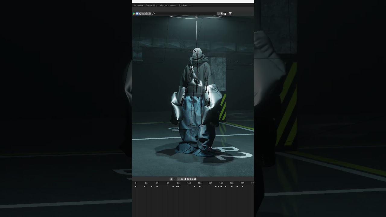3D process of digital fashion #clo3d #blender #blender3d #blendertutorial