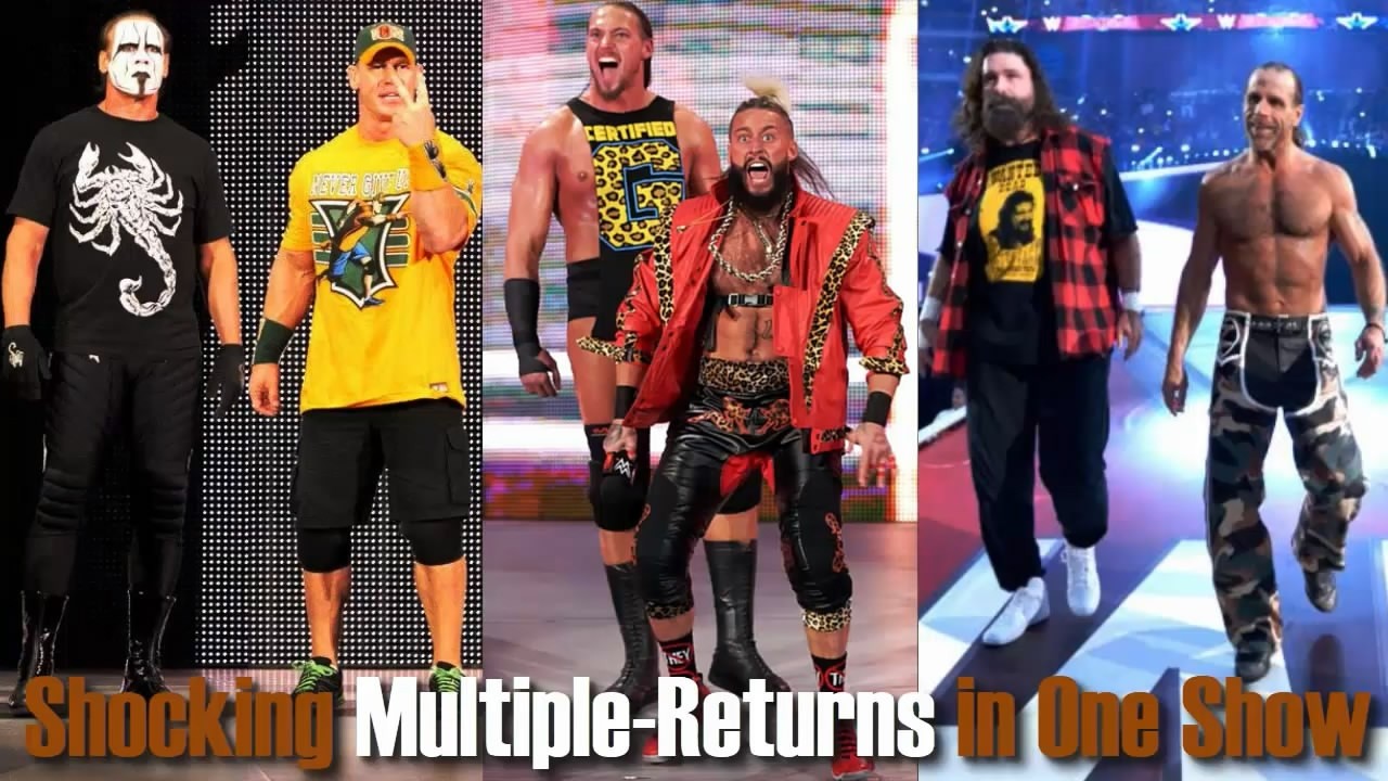 WWE Top 50 Multiple Returns in One Show