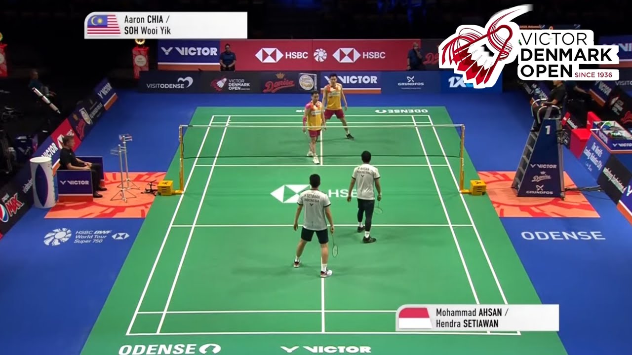 Mohammad Ahsan/Hendra Setiawan vs Aaron Chia/Soh Wooi Yik | Denmark Open 2023