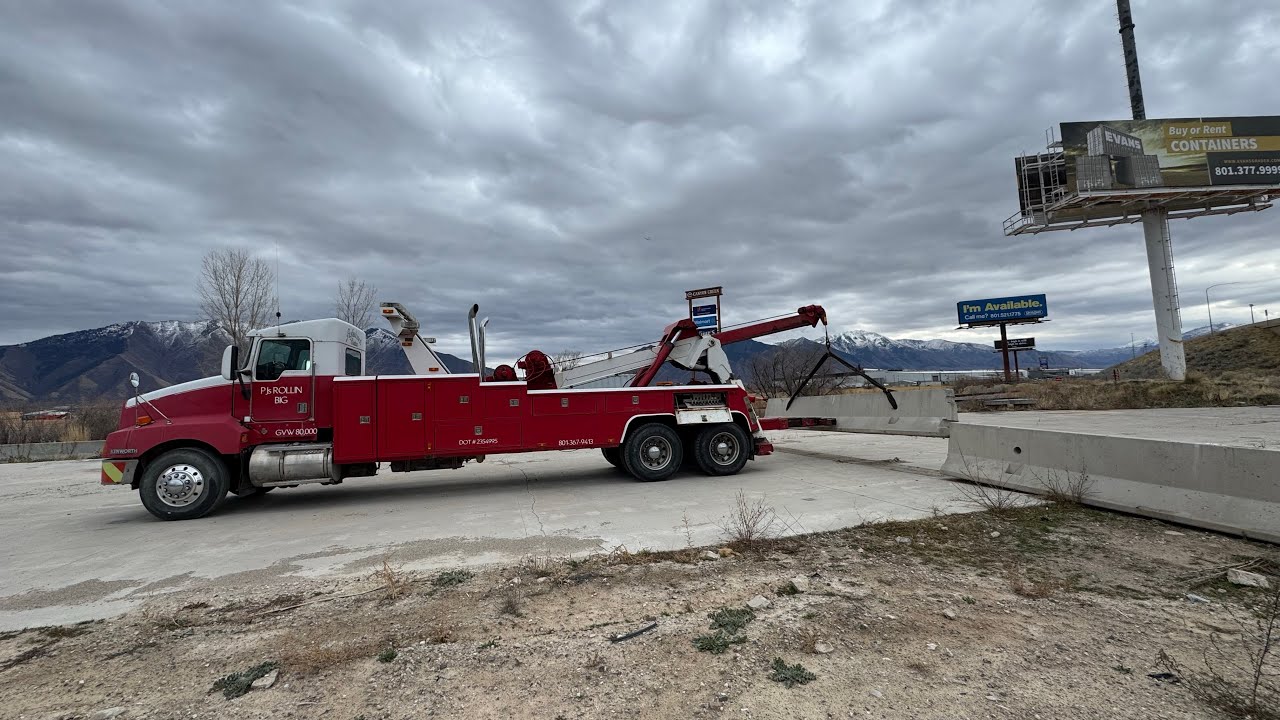 JERSEY BARRIER REMOVAL AND CONTAINER TOWING