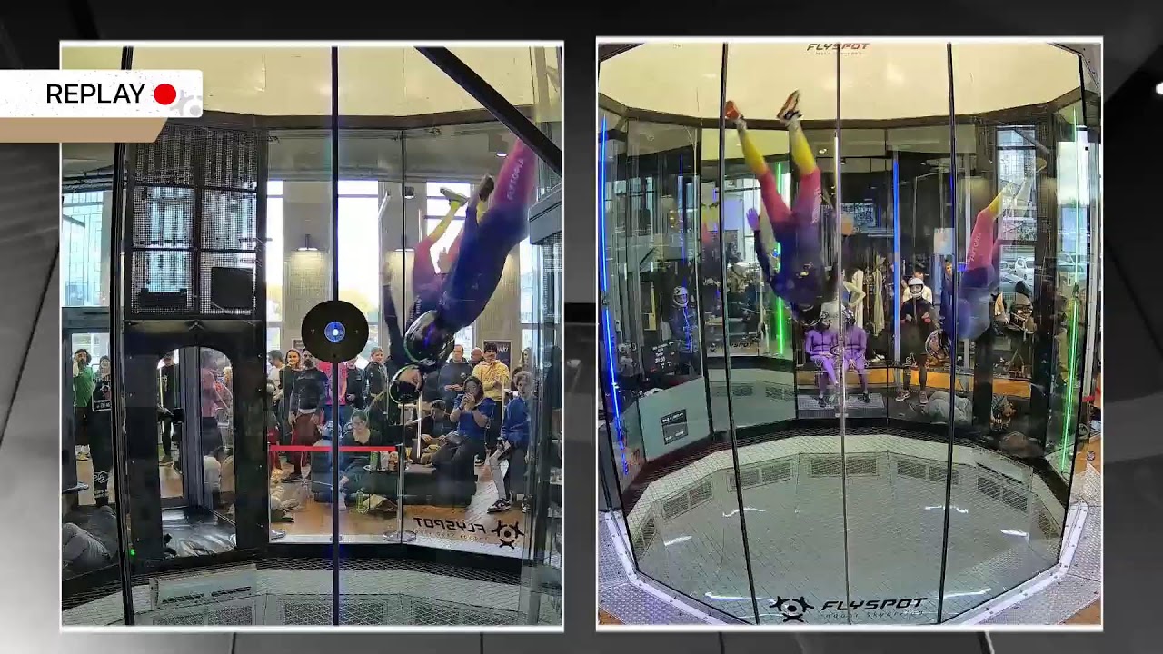Flyspot - Indoor Skydiving - Tunel Aerodynamiczny – transmisja na żywo