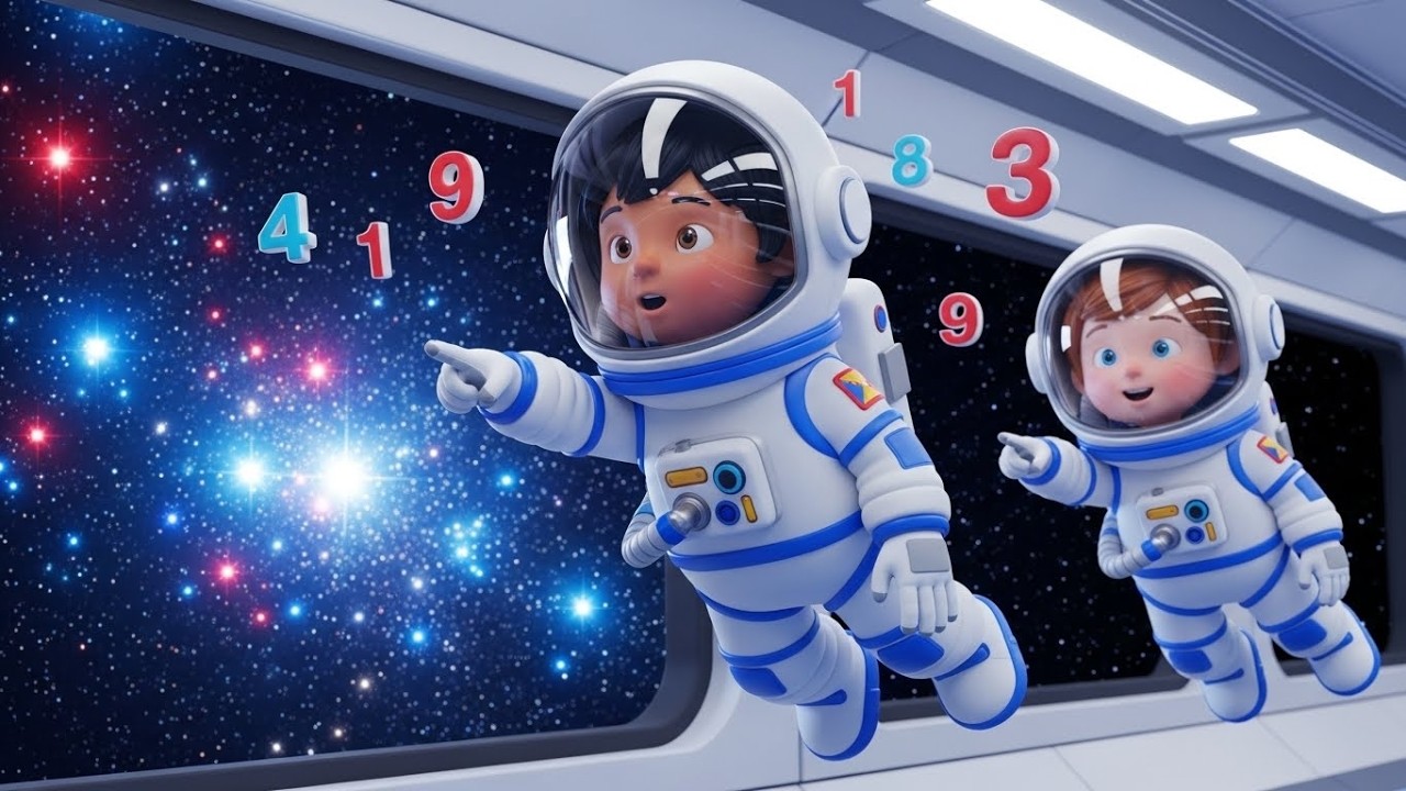 Canción de Conteo del Explorador Espacial | canciones infantiles | Canción para niños, Aprende