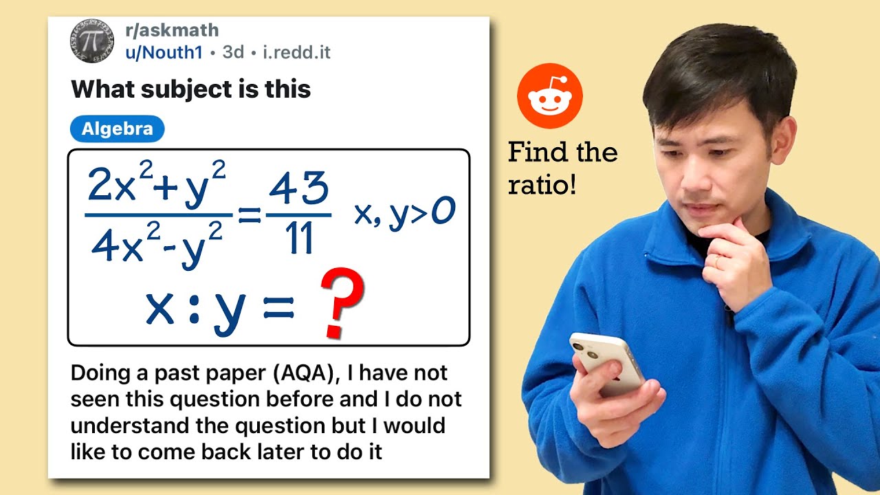 Doing a past paper (AQA), I have not seen this equation before. Reddit r/askmath
