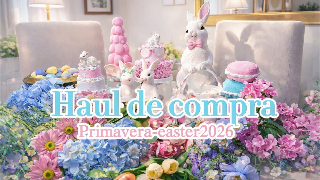 🪻🌷🐇Todo lo que tengo para esta primavera-easter 2026| compras acumuladas.🪻🐇🌸