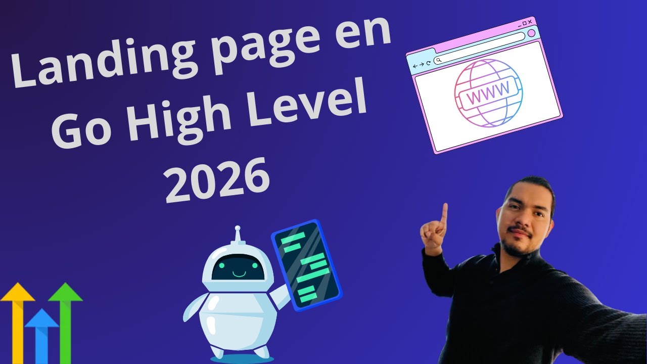 Como hacer una Landing page en Go High Level BIEN EXPLICADO PARA PRINCIPIANTES en 2026. Parte 1