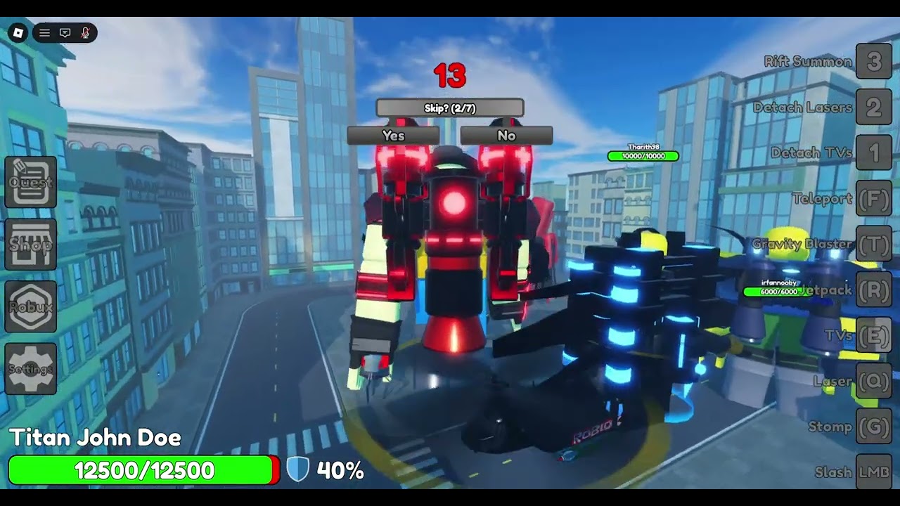 Beat Boss Rush 3 times with Titan John Doe