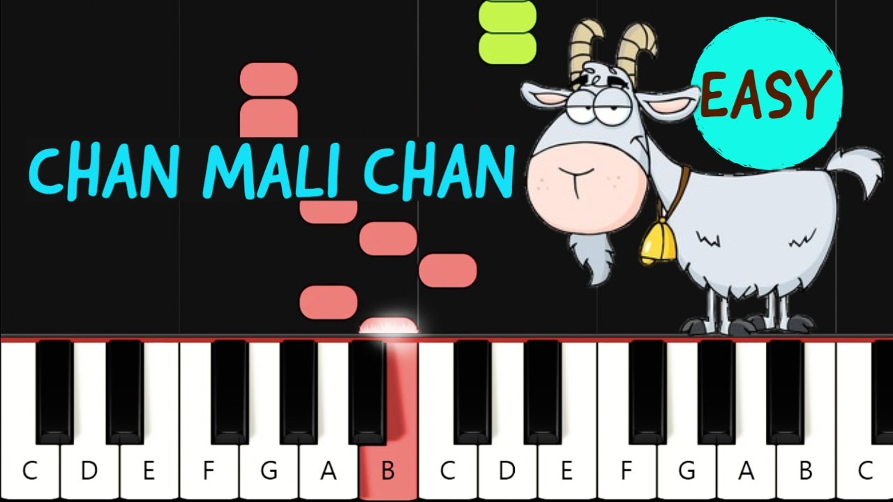 Chan Mali Chan Piano Tutorial (EASY)
