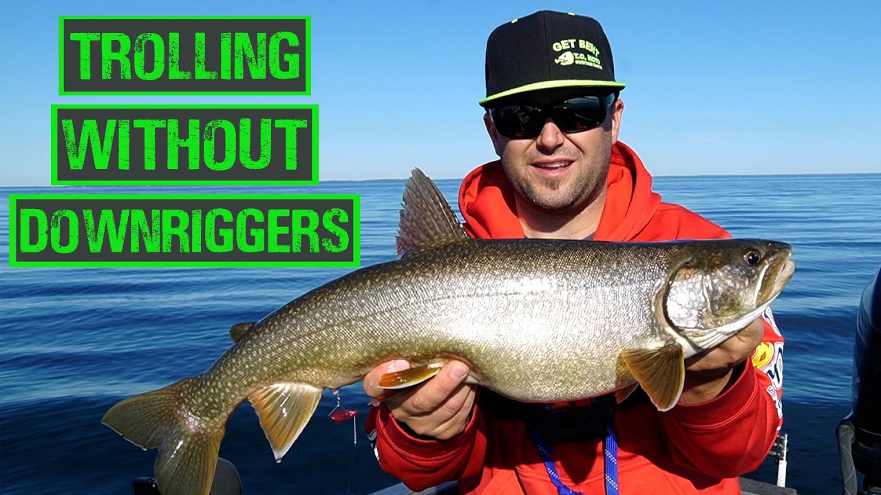 Trolling Without Downriggers For Mid Summer Lake Trout