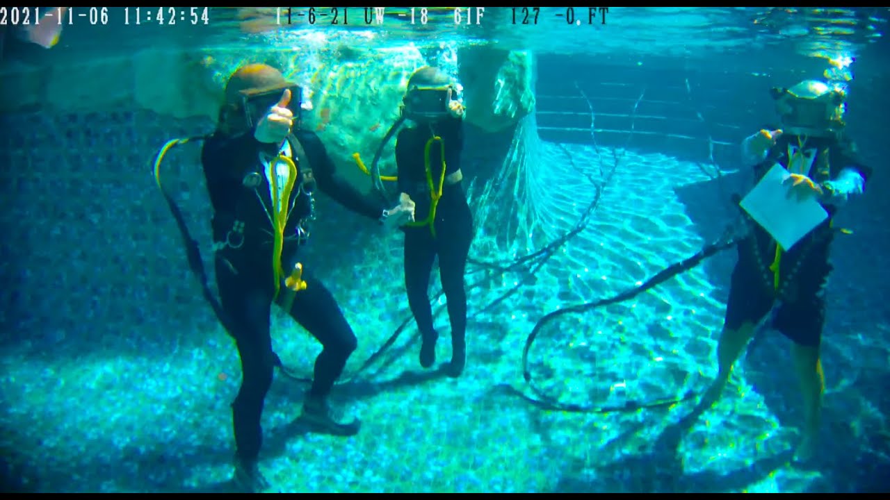 Extreme Divers: The Rogers’ Underwater Wedding 11/06/21