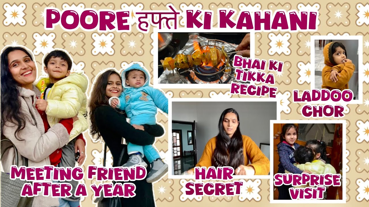 Meeting My Friend After So Long 😃 Weekly Update || Paneer Tikka Recipe✨🌸