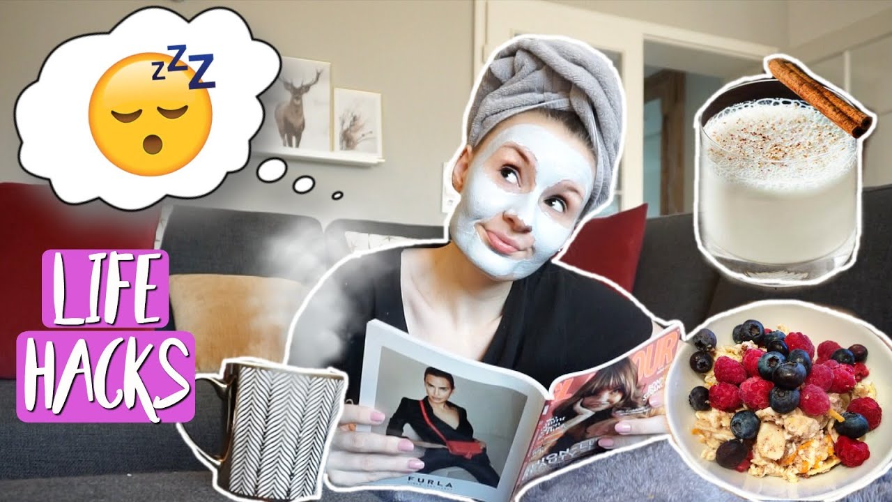 😴LIFEHACKS für DIE PERFEKTE ABENDROUTINE! 💤 Snacks 😋, Good Night Drink 🍹& Tipps & Tricks!