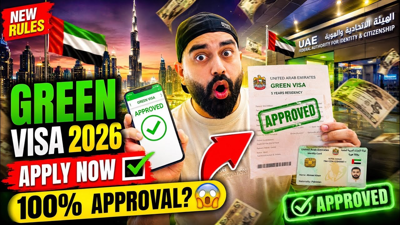 Dubai UAE Green Visa 2026 🇦🇪 Apply Now | 100% Approval Guide & Eligibility Check