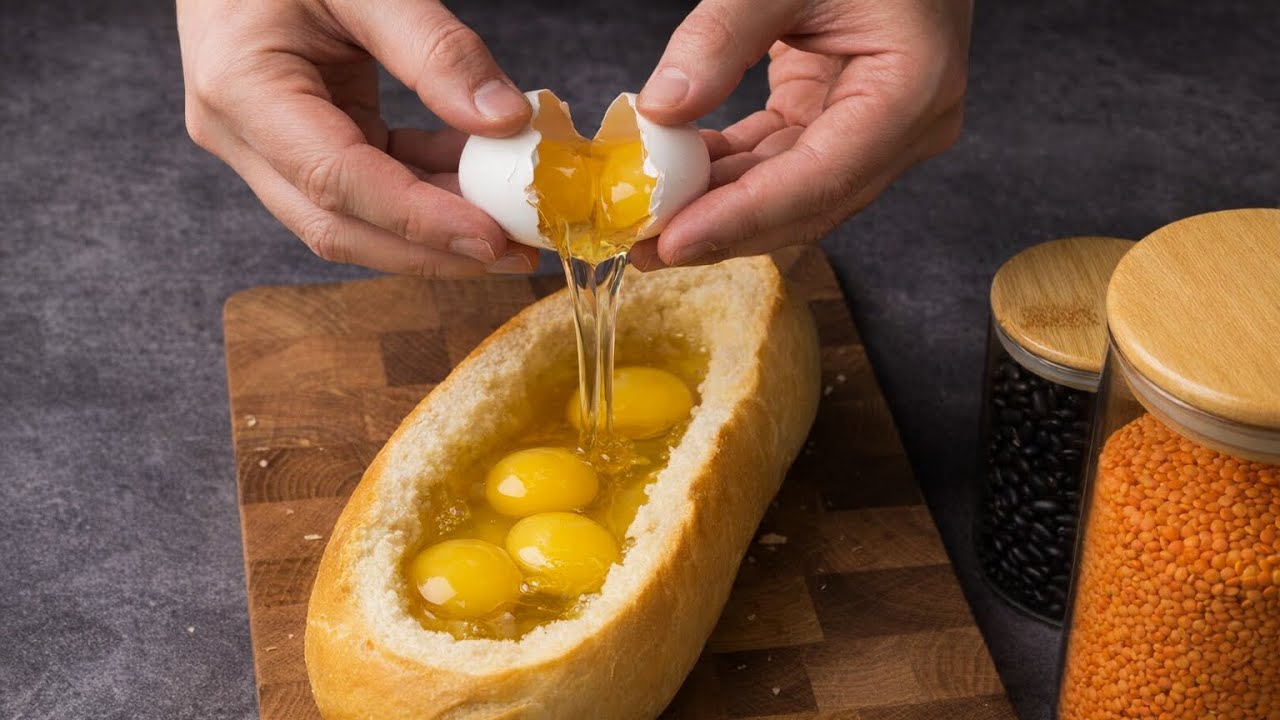 So hat meine Oma Brot im Ofen gemacht – mit Eiern, Speck und Käse!
