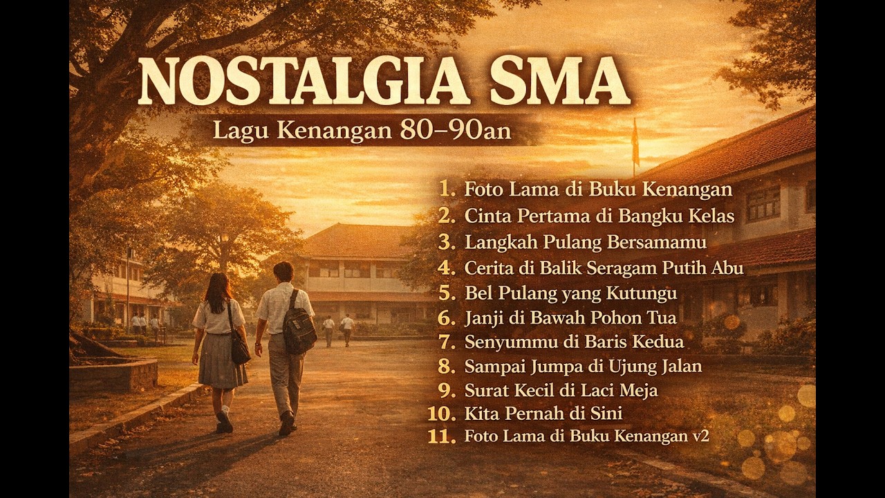 LAGU NOSTALGIA SMA 80AN 90AN 🎧 Kenangan Cinta Pertama di Bangku Sekolah (FULL ALBUM)