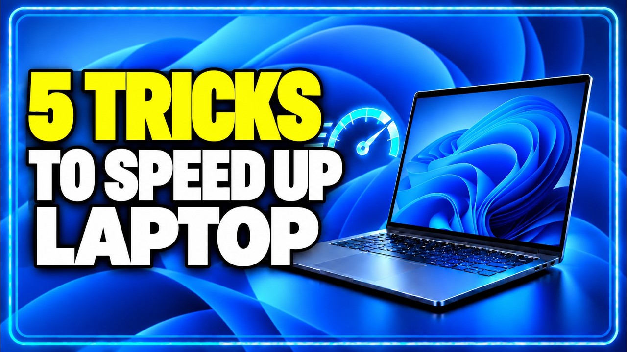 5 Tricks to Speed Up Your Laptop 🚀 | Simple Windows Tips