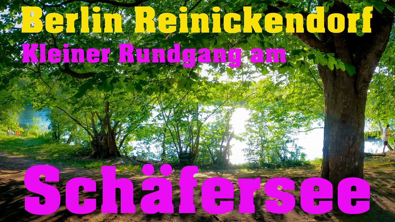 Rundgang um den Sch&auml;fersee in Berlin- Reinickendorf, walk around the Sea [Sch&auml;fersee], quality 4k