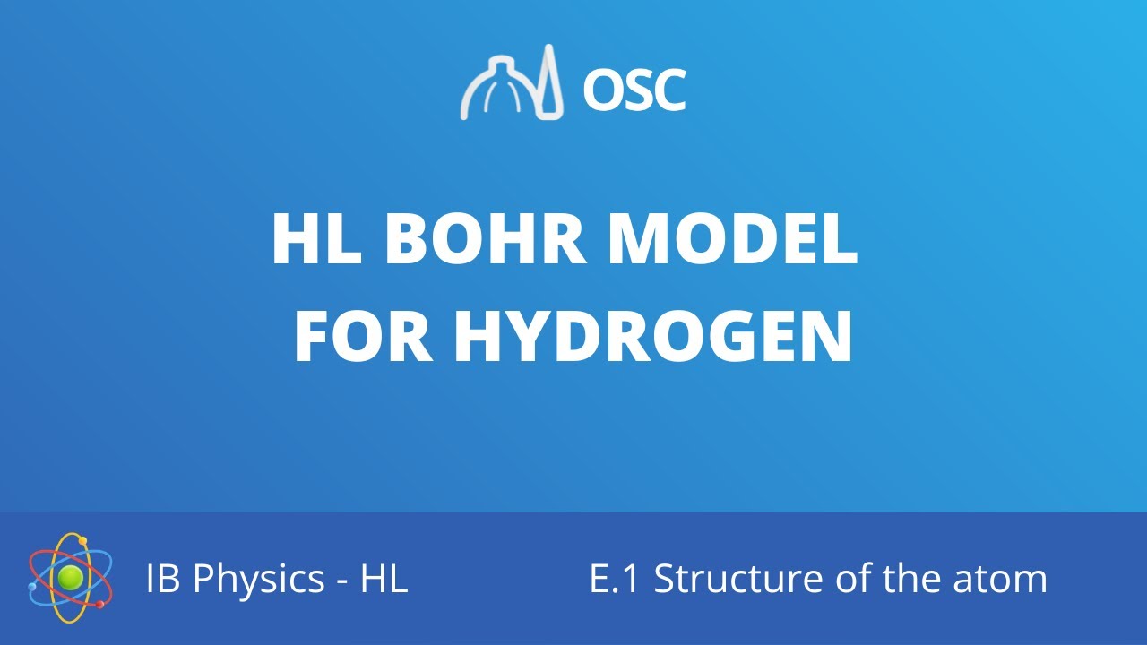 HL Bohr model for hydrogen [IB Physics HL]