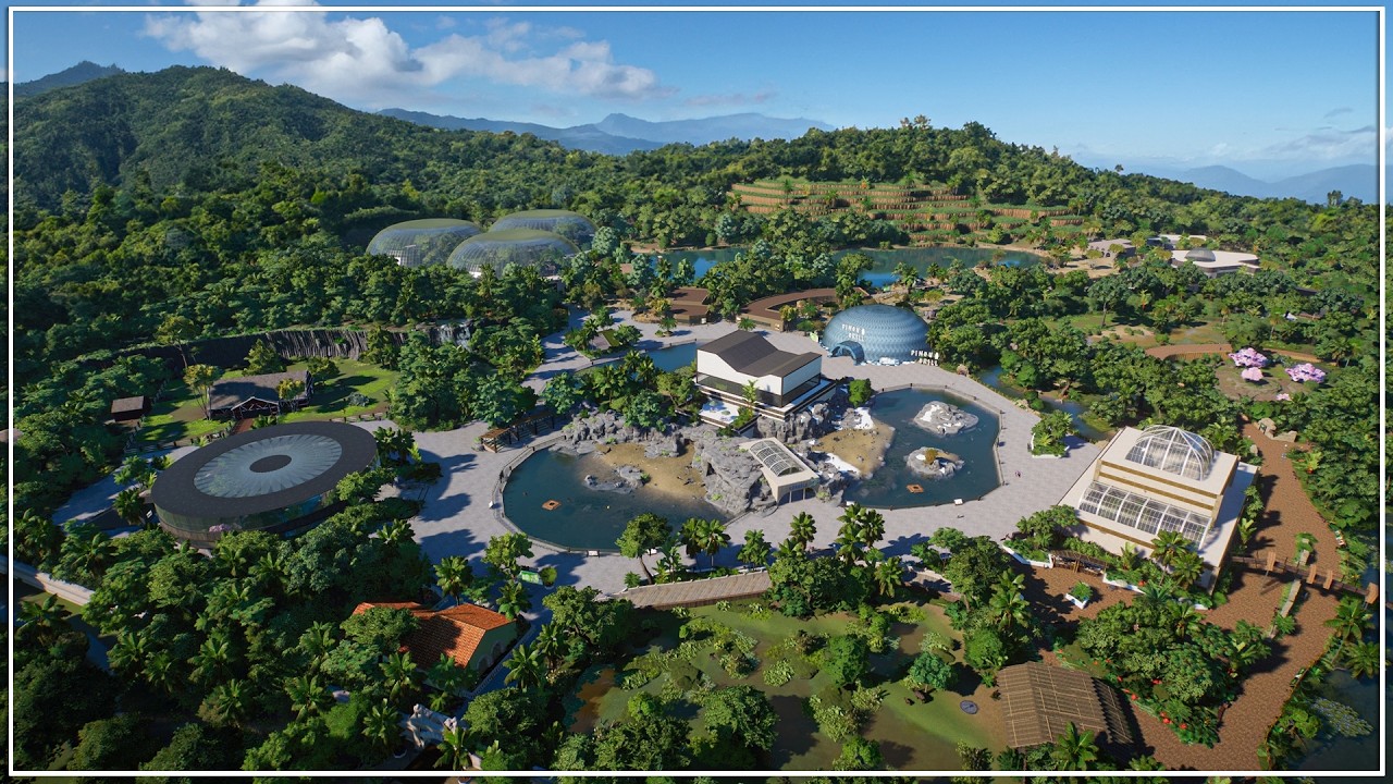 This Tropical Zoo Blew My Mind! 🌴 Stunning Aviaries & Underwater Views | Planet Zoo Tour