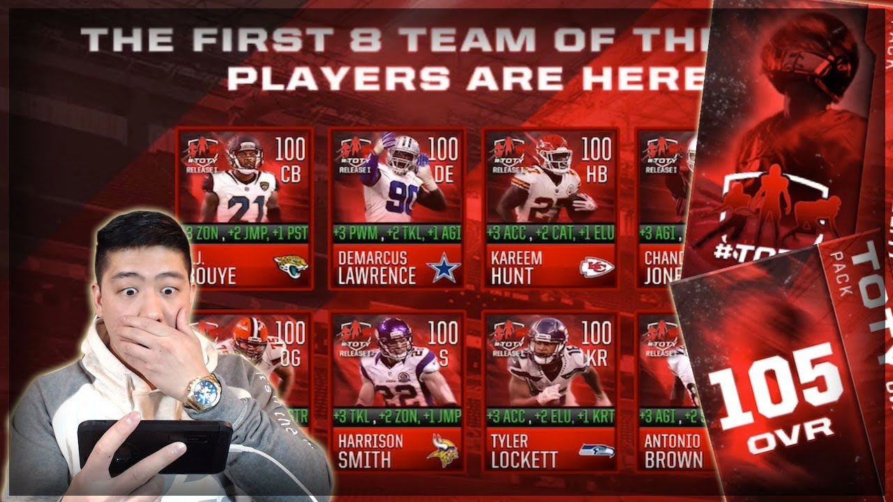 6 TOTY PULLED!! MADDEN MOBILE 18 TOTY BUNDLE OPENING!!