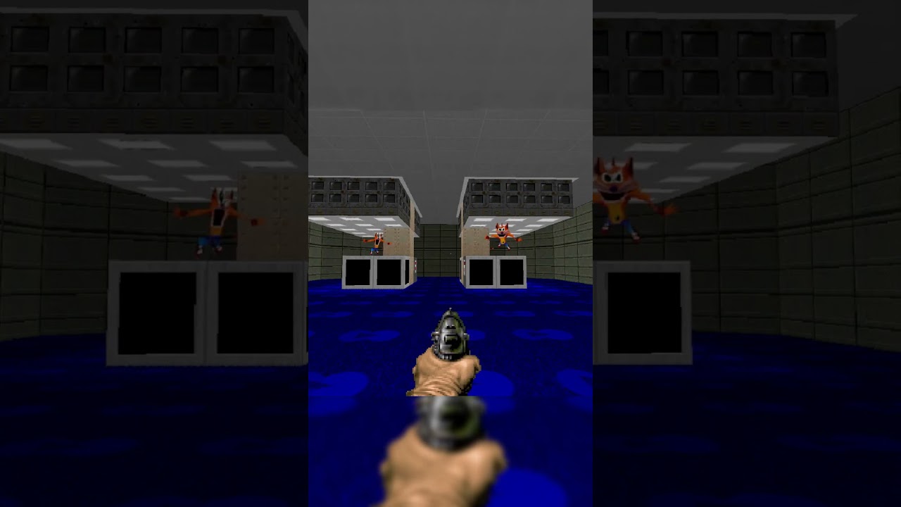 Woah! #doom #crashbandicoot #mods #boomershooter #pcgames
