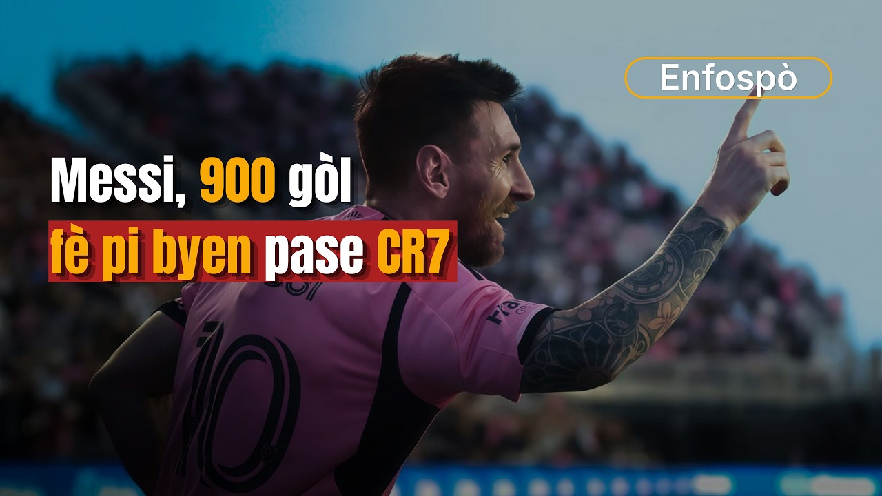 📰 Endrick pale sou avni l nan ekip Real Madrid la  |  Messi fè pi byen pase CR7 | EnfoSpò