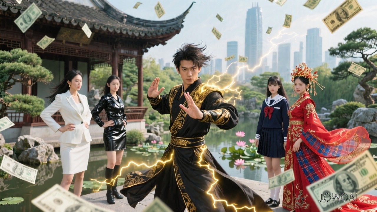 Garoto tido como fraco desce da montanha, salva magnatas e revela poder de deus do kung fu!