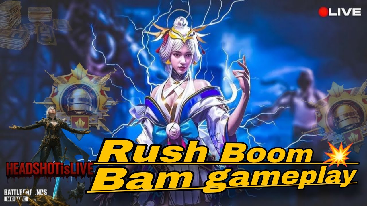 Best youtuber gameplay 2025 Boom bam headshot live streaming bgmi conqueror lobby 🫵#bgmi #pubg