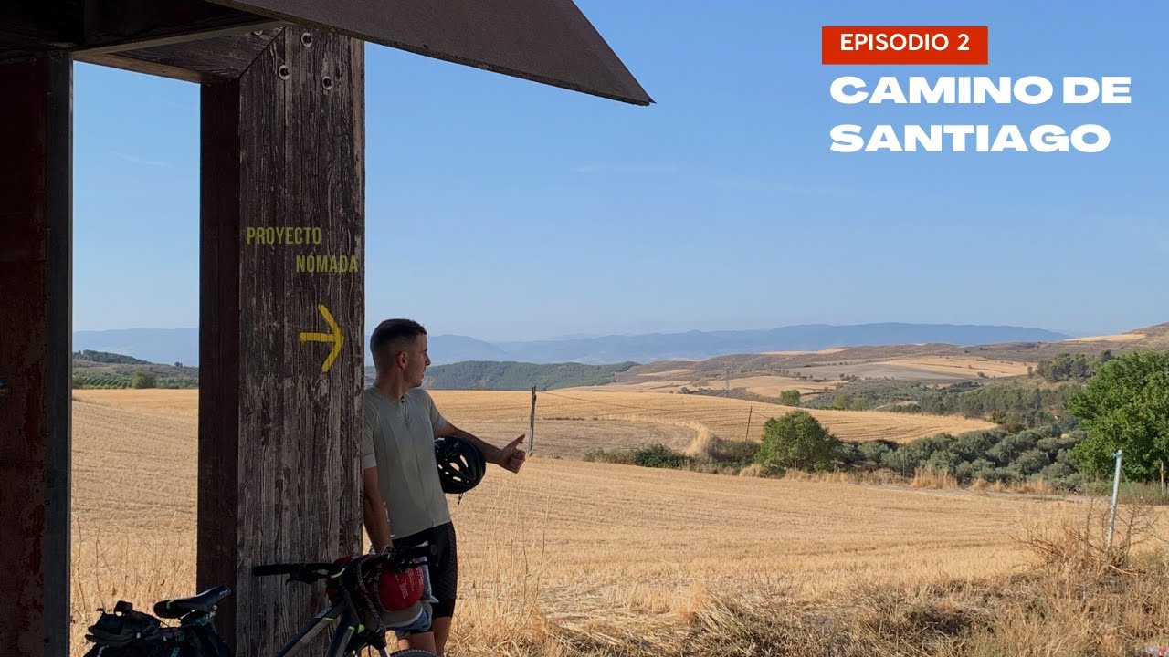 CRUZANDO ESPAÑA EN BICICLETA! Camino de Santiago Francés. Episodio 2. Estella - Azofra
