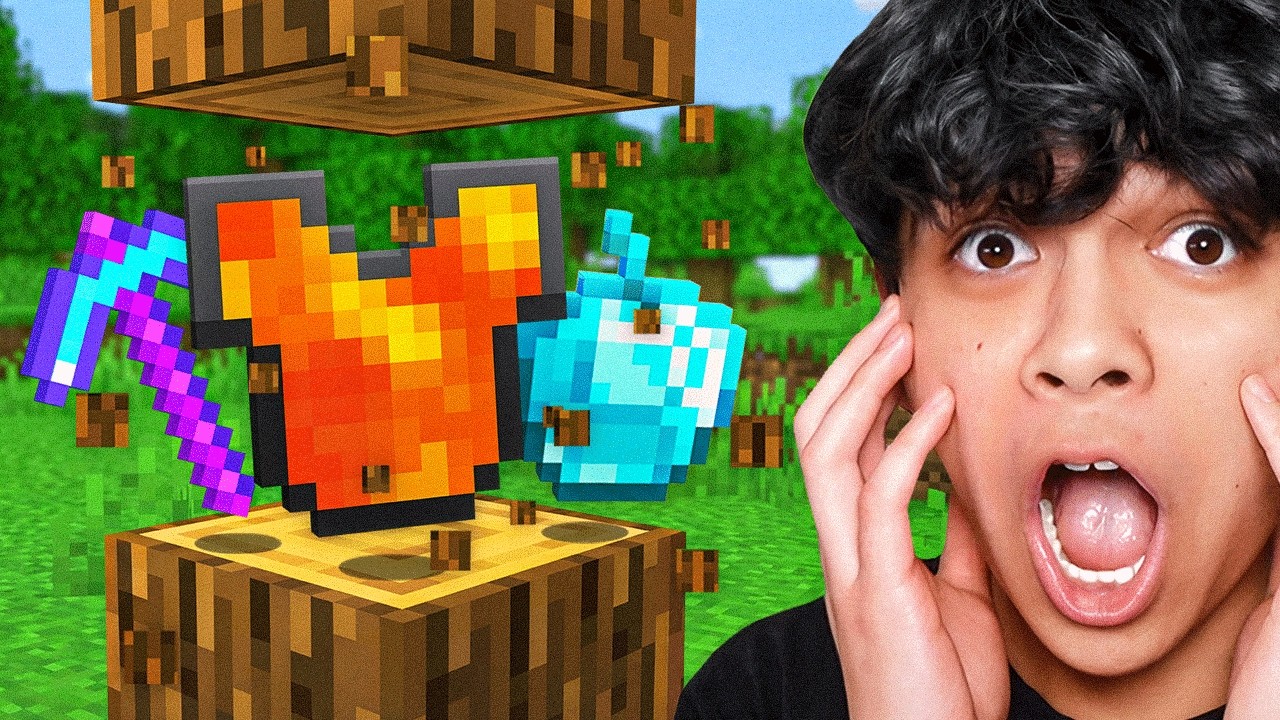 Minecraft But Every Drop is Random