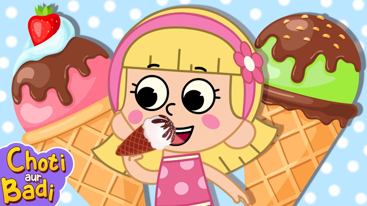Choti aur Badi | Ice Cream Song In Hindi | Nursery Rhymes For Kids | KidsCamp Hindi