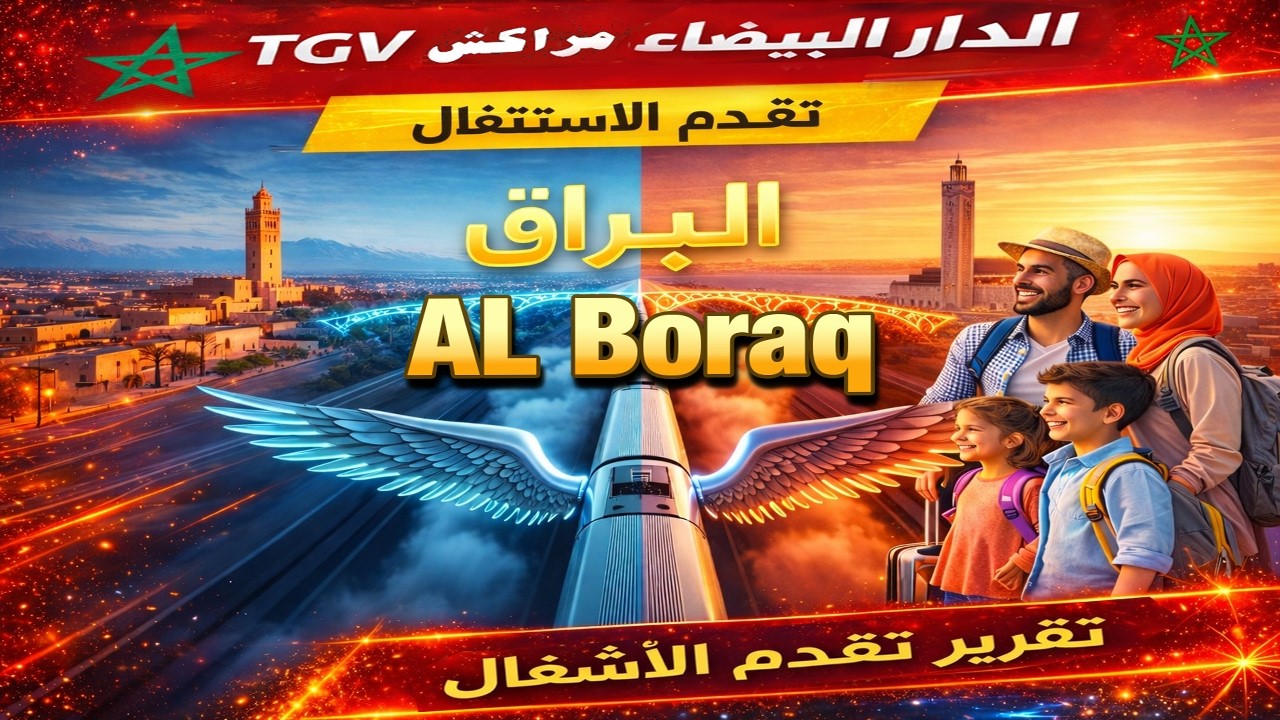 TGV CASA KECH VA المخطط الهندسي لممر السرعة العالية