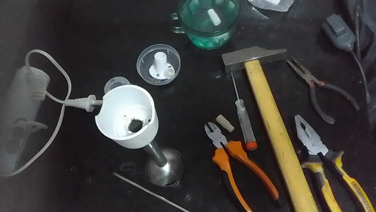 Cambio de cardan y reparacion de cuchilla minipimer Liliana