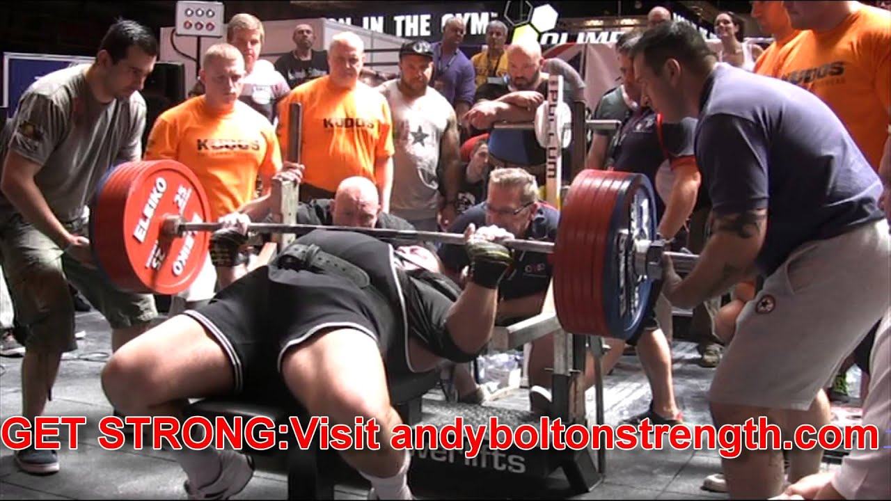 Andy Bolton @BodyPower Bench Press