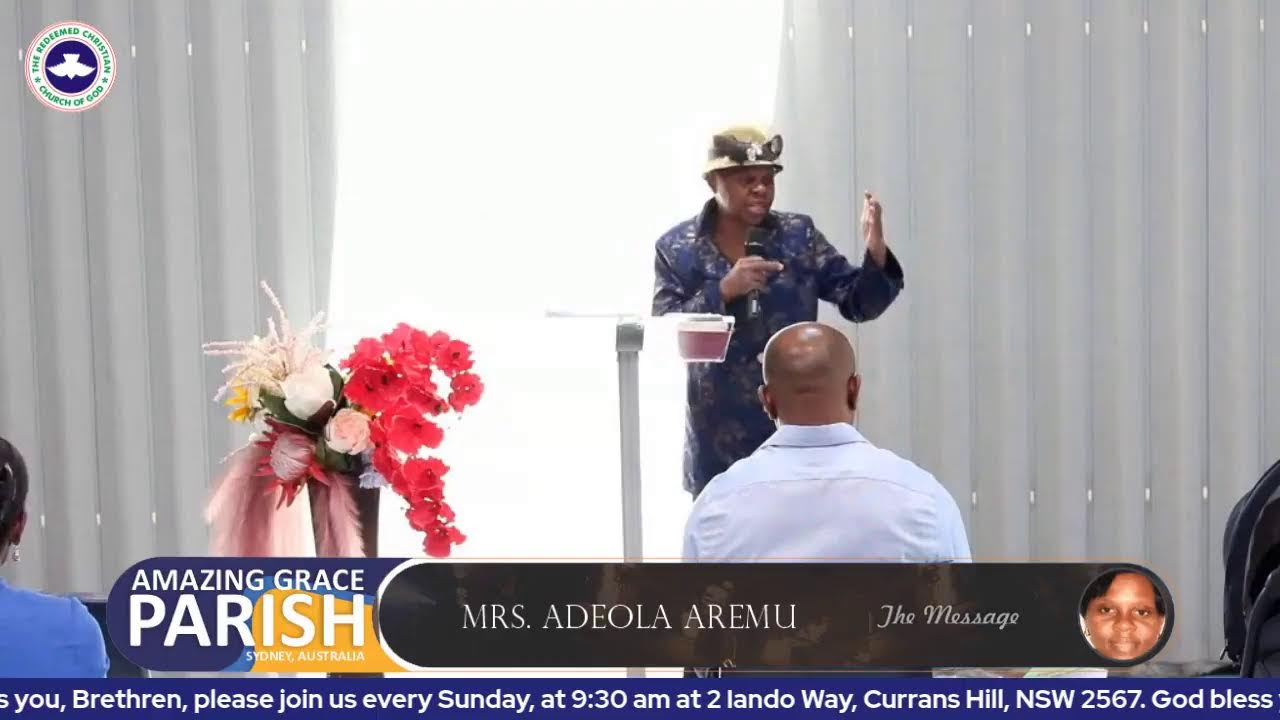 RCCG - Amazing Grace Parish, Syndey, Australia | Sunday Service