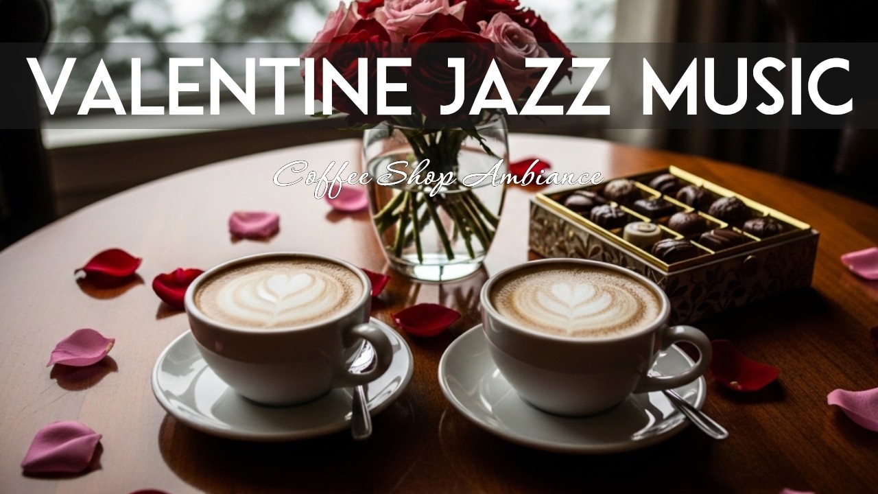 Valentine Jazz Music ☕ Coffee Shop Ambiance & Lightly Bossa Nova For Stress Relief and Relax